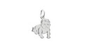 House collection 1321714 silver engravable Charm Baby 16.5 x 13 mm