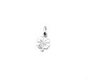 House collection 1323242 silver engravable charm Clover Strass 13.5 x 9.5 mm