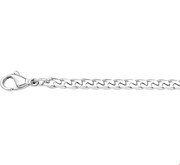 House collection 6500723 Necklace steel cut Gourmet 3.0 mm 45 cm long