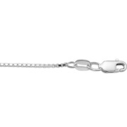 House collection 1001725 Silver Venetian Necklace 1.3 mm x 40 cm long
