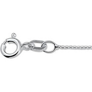 House collection 1018812 Silver Chain Venetian Sphere 0.8 mm x 50 cm