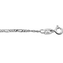 House collection 1001885 Silver Chain Figaro 1.75 mm x 42 cm