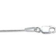 House collection 1011473 Silver Chain Snake Round 0.9 mm x 45 cm