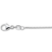 House collection 1306136 Silver Venetian Necklace 0.8 mm x 45 cm