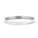 Key Moments in Color 8KM BC0058 Steel Bangle with text Sisters Size 58 x 50 mm Silver colored