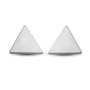 New Bling 9NB-0354 Ear studs Triangle silver silver colored
