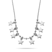 New Bling 9NB 0304 Necklace Stars silver silver colored 38-43 cm