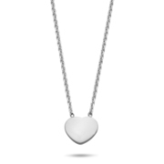 New Bling 9NB 0338 Necklace Heart silver 43 cm