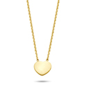 New Bling 9NB 0339 Necklace Heart silver gold colored 38-43 cm