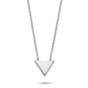 New Bling 9NB 0368 Necklace Triangle silver silver colored 38-43 cm