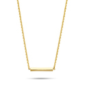 New Bling 9NB 0381 Necklace silver gold colored 43 cm
