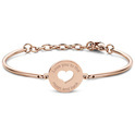 CO88 8CB 90336 Steel Bracelet with Pendant - Best Mom in the world 17 mm One-size Rose colored