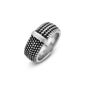 Frank 1967 7FR 0002 Ring steel silver colored Size 59