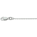 House collection 1326288 Silver Chain Anchor Diamond-coated 1.3 mm 50 cm