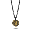 Frank 1967 7FN 0013 Chain with coin pendant steel 60 cm