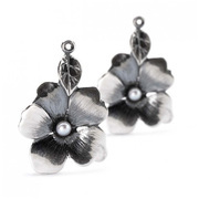 Trollbeads TAGEA-00082 Earrings Pendants Flower Freedom silver