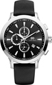 Danish Design IQ13Q1057 Watch titanium-leather silver-coloured-black 45 mm