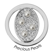 Quoins QMB-24M-E Coin Precious Pearls Silver Medium