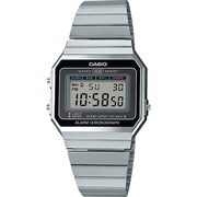 Casio watch A700WE-1AEF retro-vintage Silver