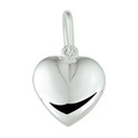 Pendant 1323291 silver Heart Solid 17.5 mm wide