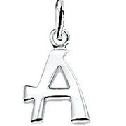 Home Collection Pendant Silver Letter A