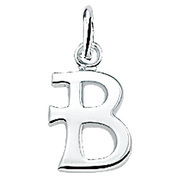 Home Collection Pendant Silver Letter B