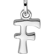 Home Collection Pendant Silver Letter F