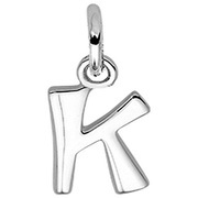 Home Collection Pendant Silver Letter K