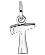 Home Collection Pendant Silver Letter T