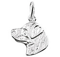 Home Collection Pendant Silver Rottweiler Head