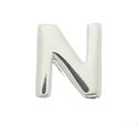 House Collection Pendant Silver Letter N 5 x 6 mm