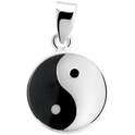 House Collection Pendant Silver Yin Yang 14 mm