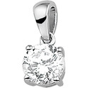 House collection Pendant Silver rhodium plated with zirconia