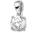 House collection Pendant silver rhodium plated Zirconia
