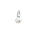 House collection Pendant silver rhodium plated Pearl 21.5 x 9.5 mm