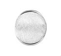 House collection Pendant silver rhodium plated scratched 13 x 11.5 mm