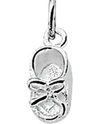 Home Collection Pendant Silver Baby Shoe