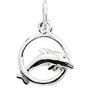 House collection Pendant Silver Dolphin
