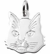 Home Collection Pendant Silver Cat's Head