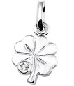 Home Collection Pendant Silver Clover Strass