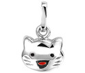 House Collection Pendant Silver Cat