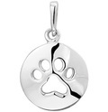 Home Collection Pendant Silver Dog Paw
