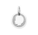 Huiscollectie 1324978 Zilverkleurig necklace with pendant