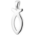 House Collection Pendant Silver Ichtus Fish