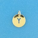 Home Collection Pendant Yellow Gold Letter Y