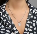 Huiscollectie 1330449 Zilverkleurig necklace with pendant