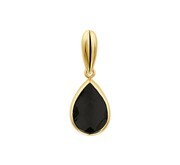 House Collection Pendant Yellow Gold Onyx