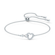 Swarovski 5524421 Bracelet Infinity silver colored 24 cm