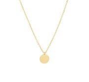 House collection 4022521 Necklace Yellow gold Round 1.1 mm 41 + 3 cm