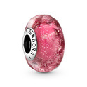 Pandora 798872C00 Charm silver/murano glass Wavy Fancy Pink